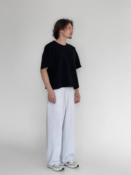 Чоловічі oversize спортивні штани Baggy - сірі pa02703-S фото