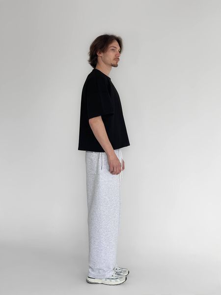 Чоловічі oversize спортивні штани Baggy - сірі pa02703-S фото
