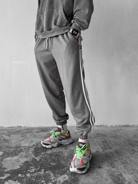 Чоловічі спортивні штани - сірі pant3.1 фото