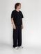 Чоловічі oversize спортивні штани Baggy - чорні pa02702-S фото 5