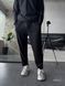 Мужские oversize брюки в рубчик - черные sebs1 фото 1