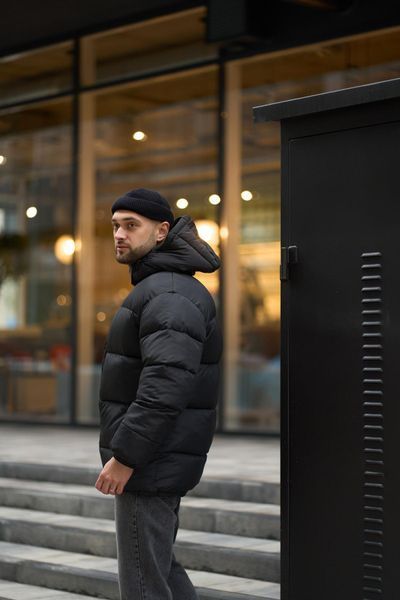 Мужской зимний пуховик "Heat" (черный) 164025160852 фото