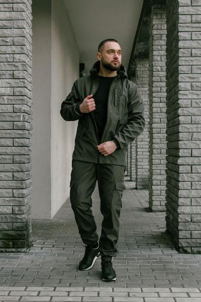 Чоловічий костюм soft shell "Easy" - хакі 1617529846 фото