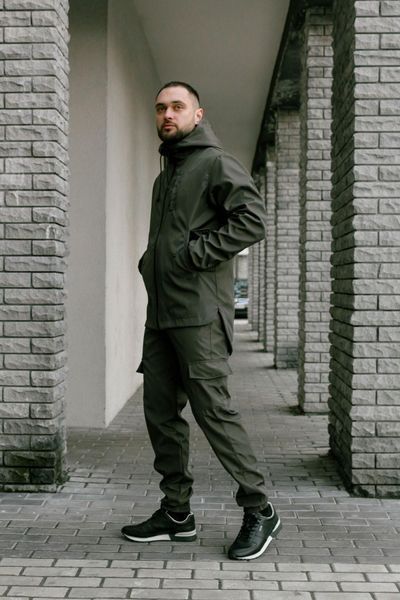 Чоловічий костюм soft shell "Easy" - хакі 1617529846 фото