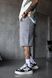 Чоловічі джинсові oversize шорти - сірі 30235 фото 3
