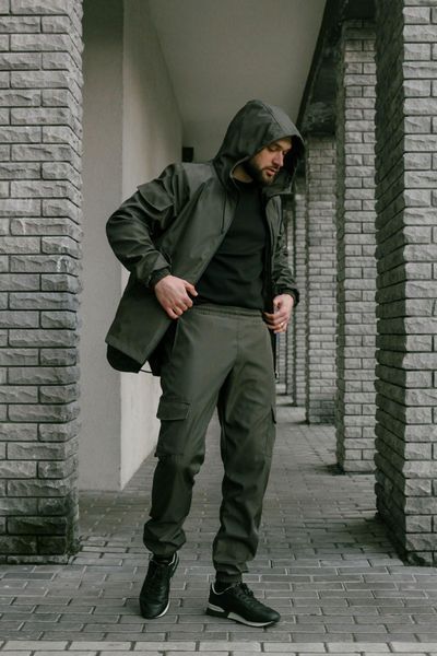 Чоловічий костюм soft shell "Easy" - хакі 1617529846 фото