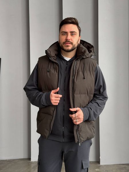 Чоловічий вільний жилет - хакі rd430 фото