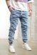 Мужские джинсы Jogger - голубые 30253 фото 1