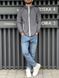 Мужская свободная ветровка - серая 707grey фото 2
