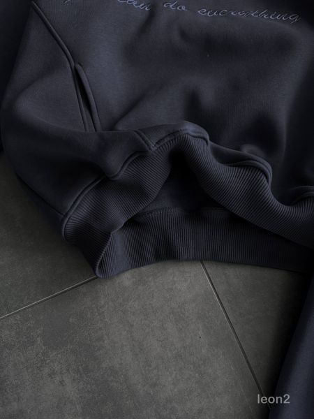 Чоловічий спортивний oversize костюм - графіт leon2 фото