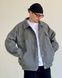 Чоловічий кашеміровий бомбер oversize - сірий q00907 фото 2