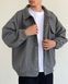 Чоловічий кашеміровий бомбер oversize - сірий q00907 фото 1