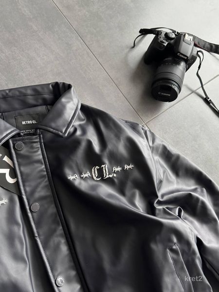 Мужской oversize бомбер с надписью - графит kret2 фото