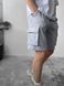 Мужские oversize шорты &ndash; серые rok3 фото 3