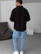 Чоловіча Oversize сорочка - чорна rs904 фото 6